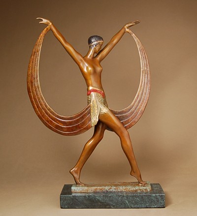 FABULOUS DYNAMIC FAYRAL ART NOUVEAU DANCER