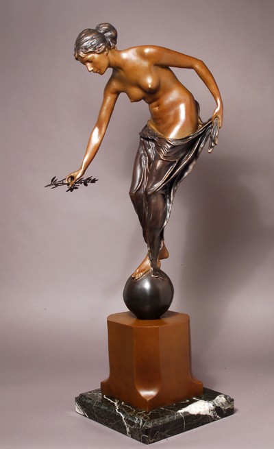 FABULOUS SUPREME LADY OF PEACE  BRONZE SCULPTURE
