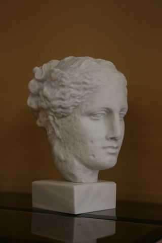 FABULOUS ANCIENT ROMAN FEMALE HEAD STATUE SCULPTURE