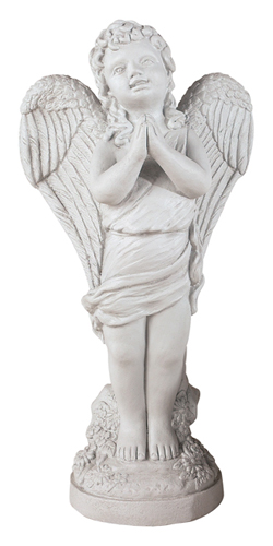 STRIKING PRAYING ANGEL SCULPTURE STATUE