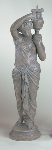 STRIKING ROMAN GIRL SCULPTURE STATUE