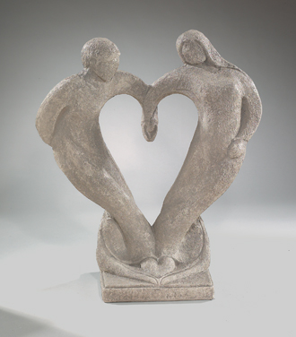UNIQUE COUPLE IN LOVE STATUE SCULPTURE