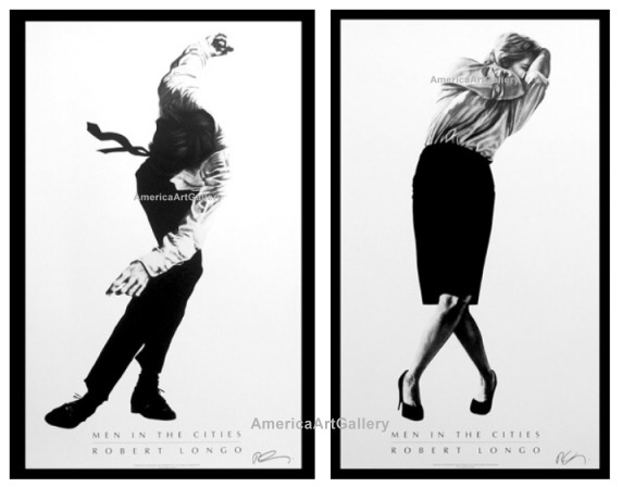 FABULOUS ROBERT LONGO MEN IN CITIES HAND SIGNED L/E SET(1)