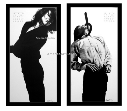 FABULOUS ROBERT LONGO MEN IN CITIES HAND SIGNED L/E SET(2)