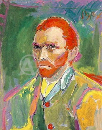 DYNAMIC PETER MAX VAN GOGH HAND SIGNED SERIGRAPH w/COA
