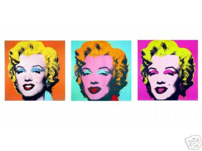 ANDY WARHOL ULTIMATE  MARILYN MONROE 3 PORTRAIT SUITE!